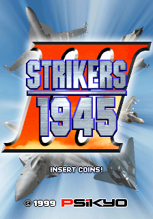 Strikers 1945 III (World) + Strikers 1999 (Japan) Title Screen
